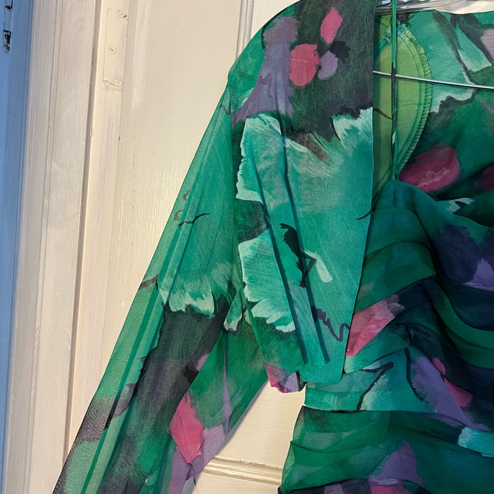 VINTAGE 80’s Prom Dress & Jacket - Picture 4 of 11